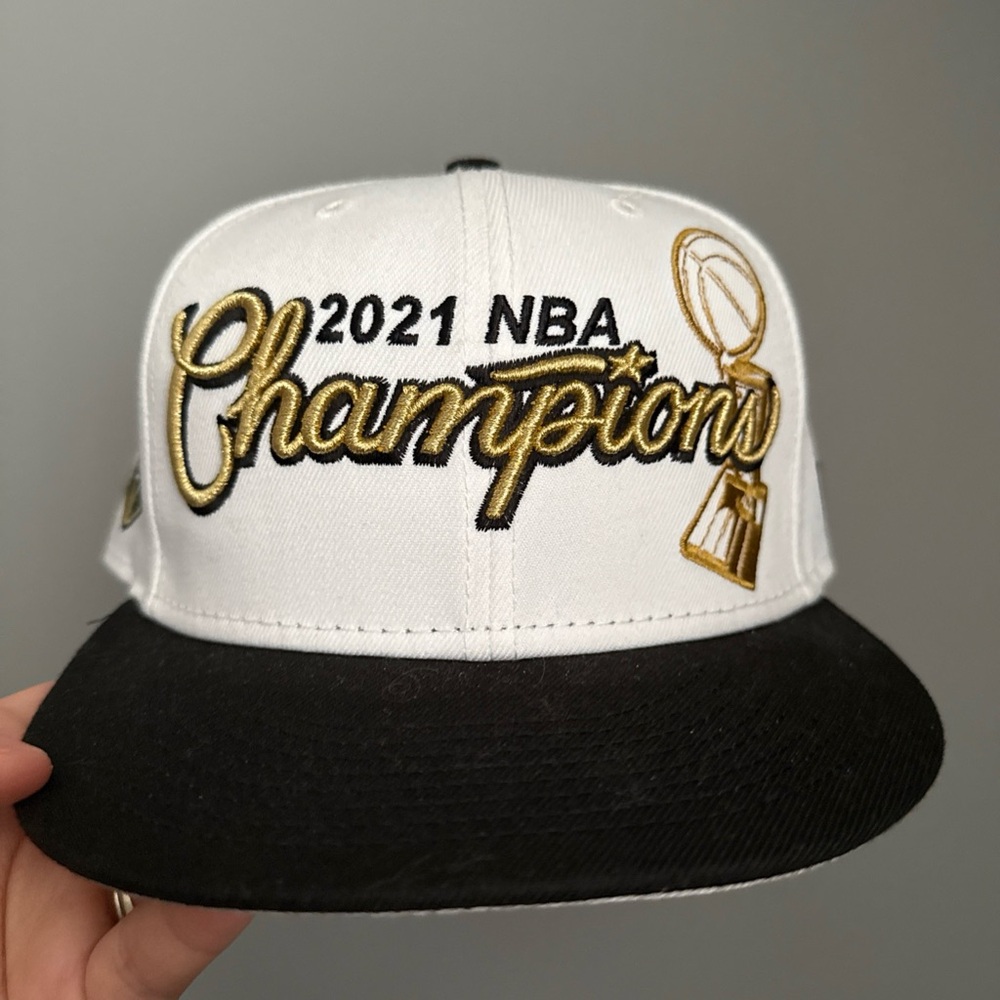 New Era Black and White Bucks championship 9FIFTY Cap